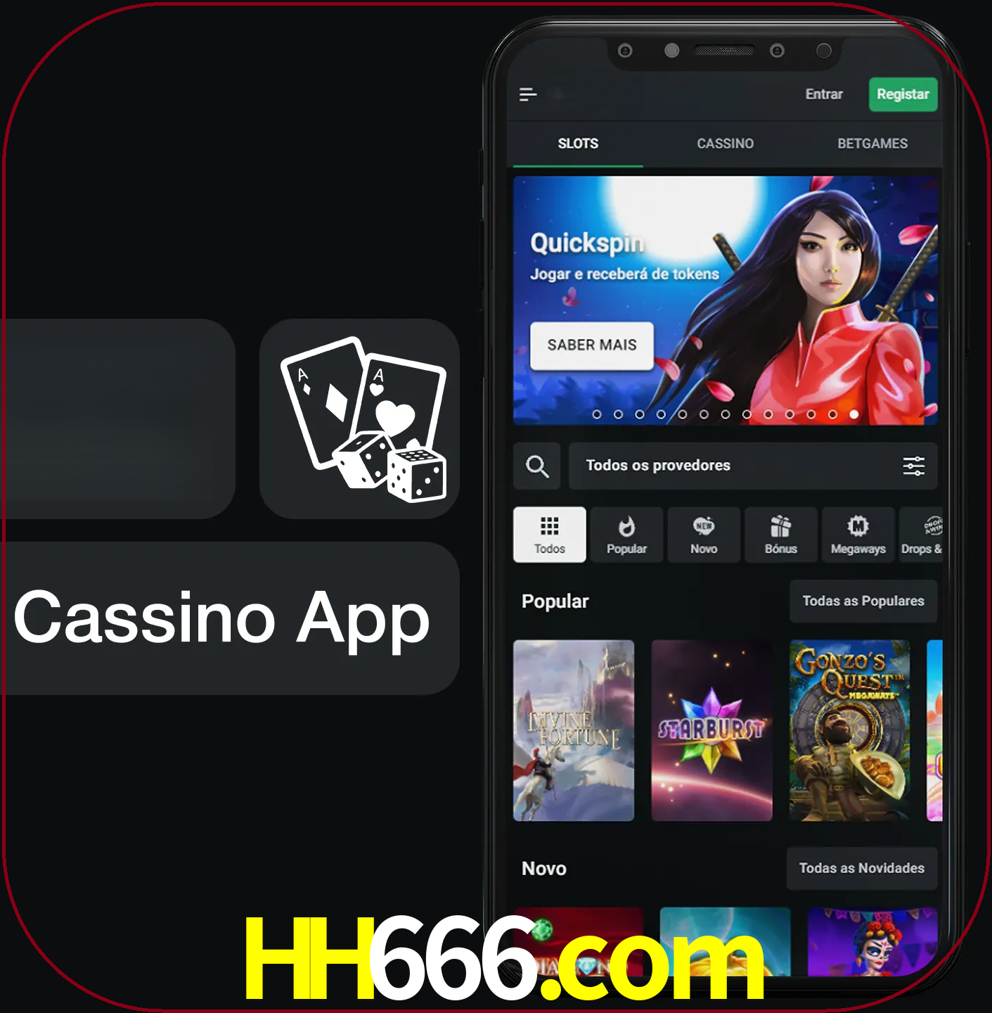 Jogue jogos de cassino e ganhe.