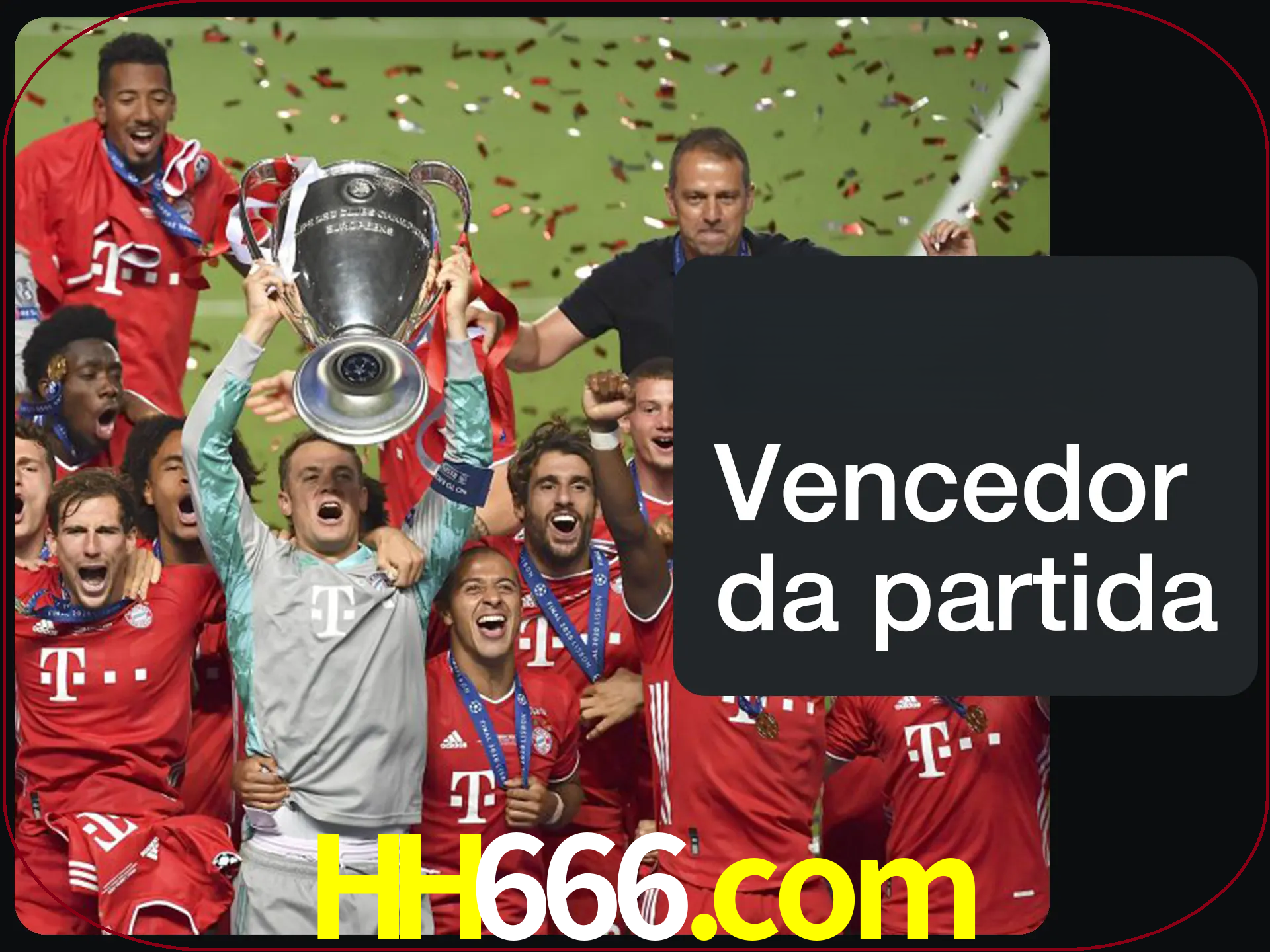 Aposte no vencedor e ganhe uma grande quantia de dinheiro.